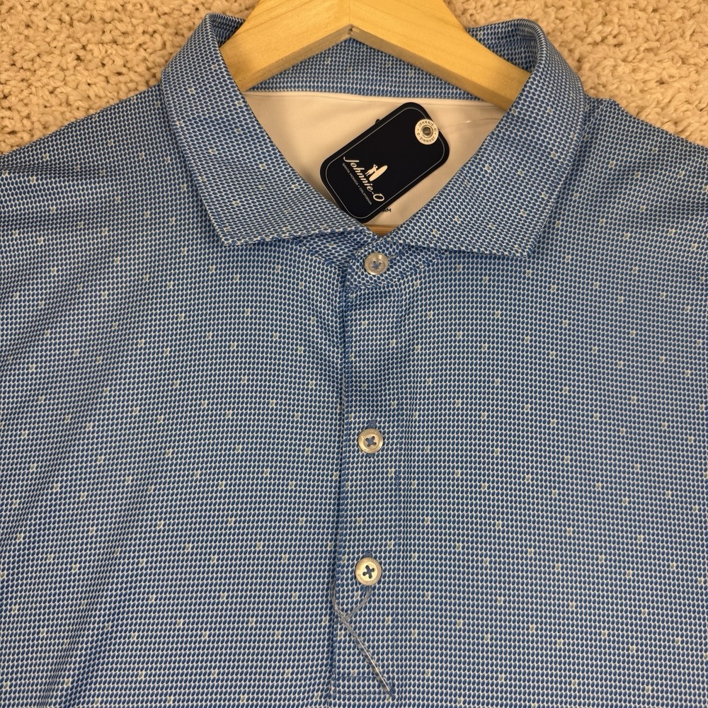 NWT Johnnie-O Tundra Featherweight Polo Mens XXL Palisades Blue Golf